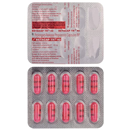 BETACAP TR 40MG 1X10