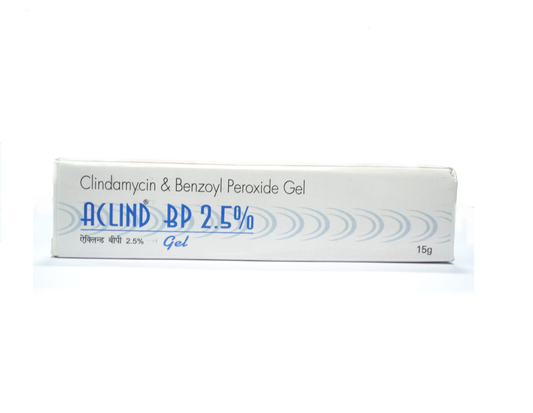 ACLIND BP 2.5% GEL 1X15GM