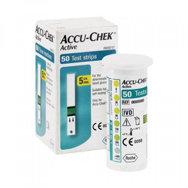 ACCU-CHEK ACTIVE 50STRIPS 1X50