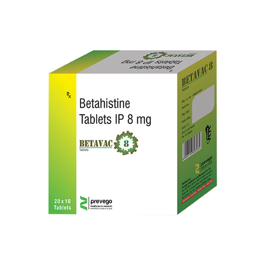 BETAVAC 8MG TAB 1X10