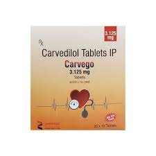 CARVEGO 3.125MG TAB 1X10