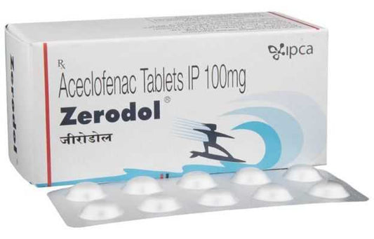 ZERODOL 100MG TAB 1X10
