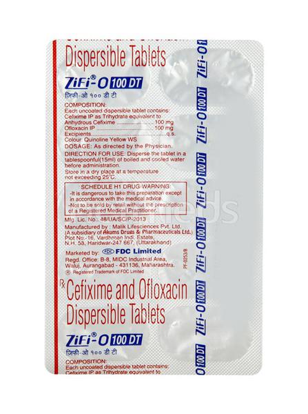 ZIFI-O 100DT TAB 1X10