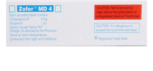 ZOFER MD 4MG 1X10