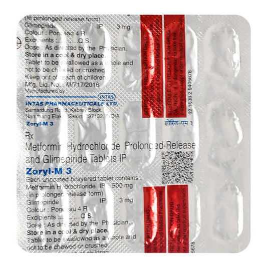 ZORYL M3 TAB 1X15